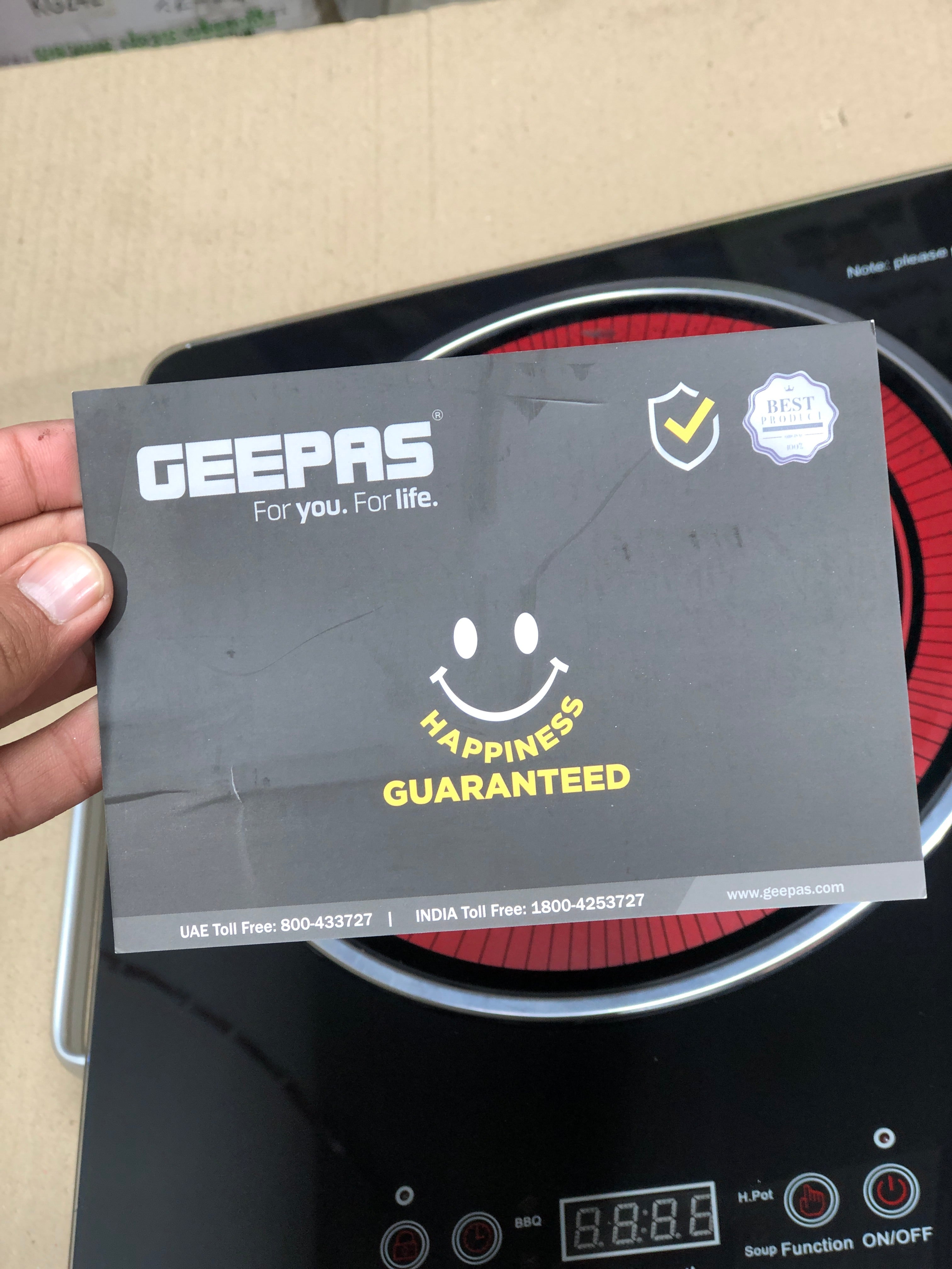 Geepas Double Digital Infrared Hot Plate 6133