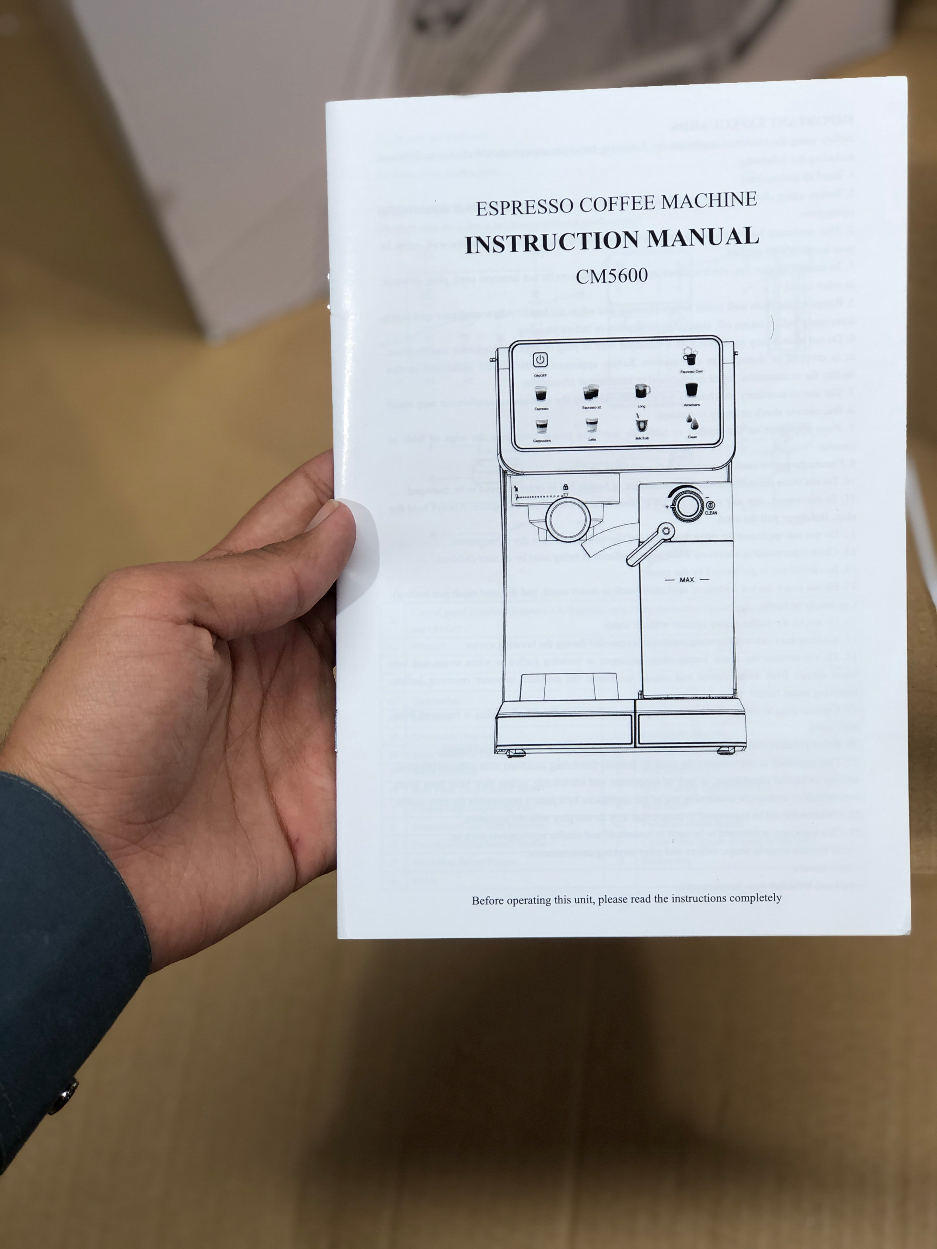 Imported Espresso, Cappuccino & Latte Coffee Maker