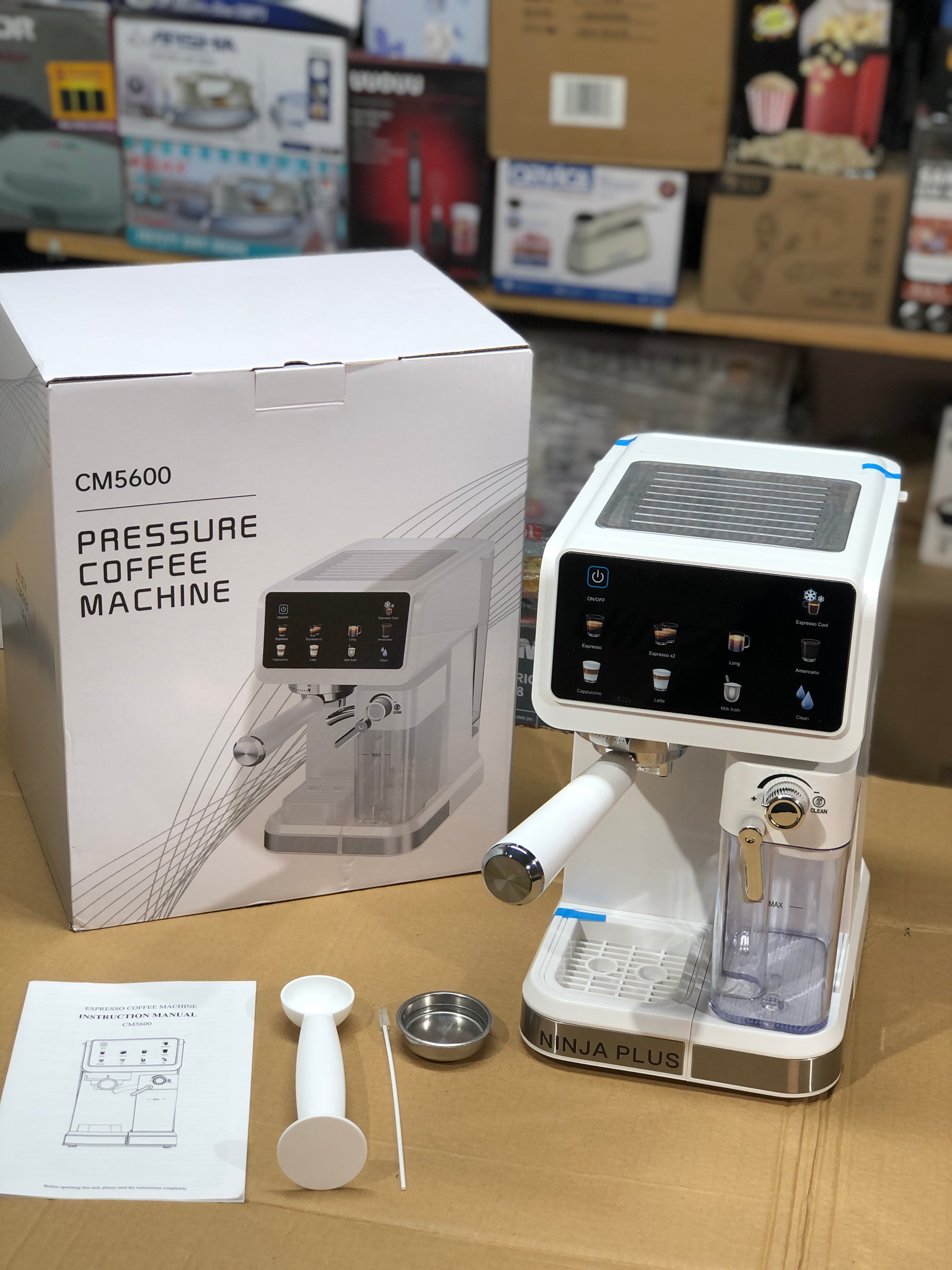 Imported Espresso, Cappuccino & Latte Coffee Maker