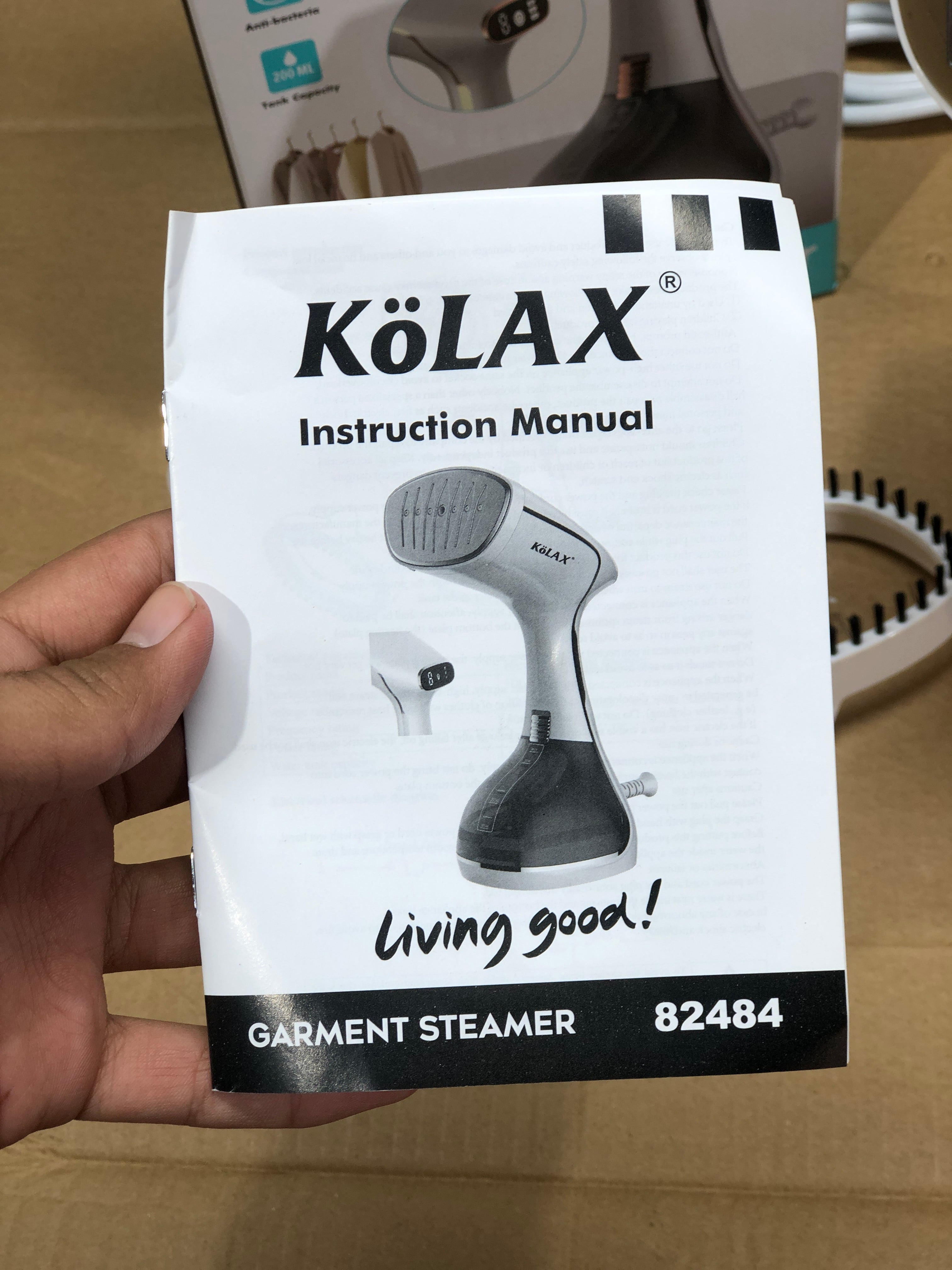 Kolax Digital Handheld Garments Steamer