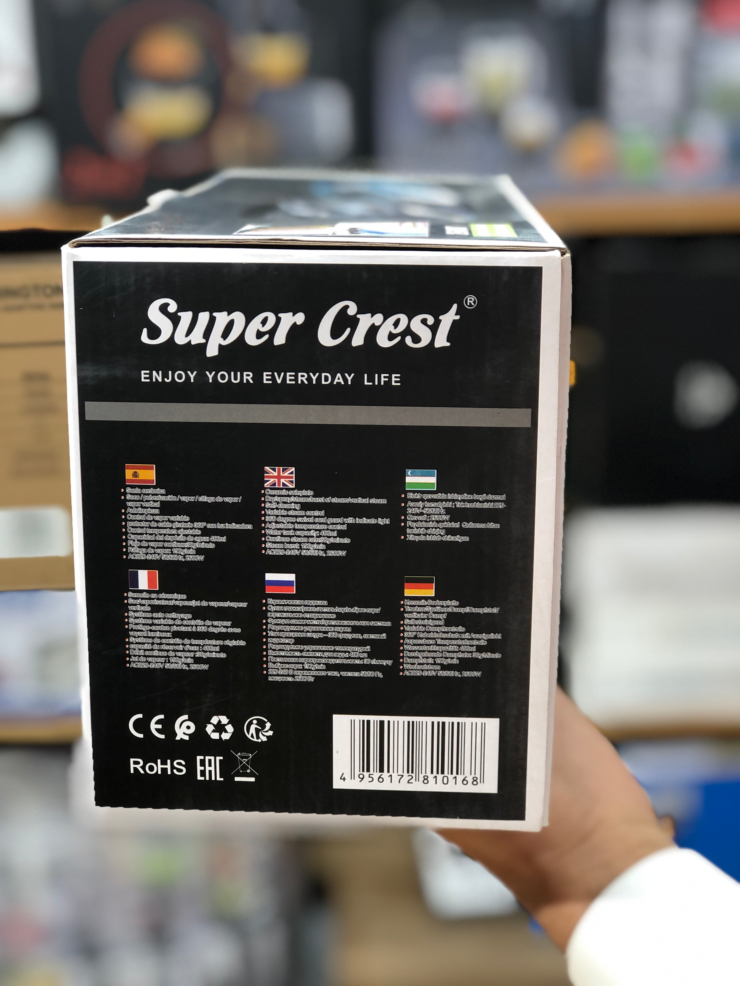 Super Crest Steam iron SCT-1004