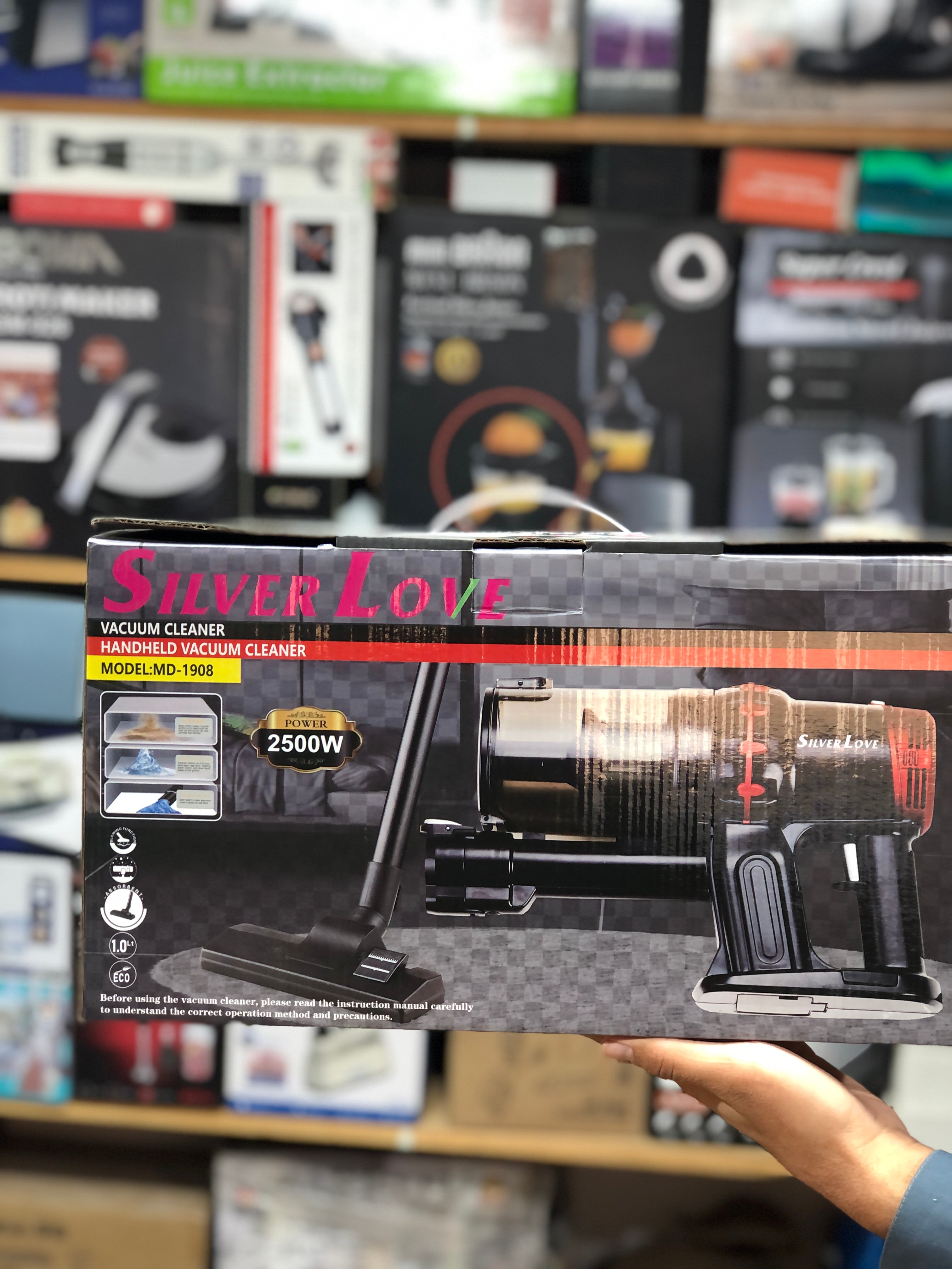 Silver Love Stick & Handheld Vacuum Cleaner 1908