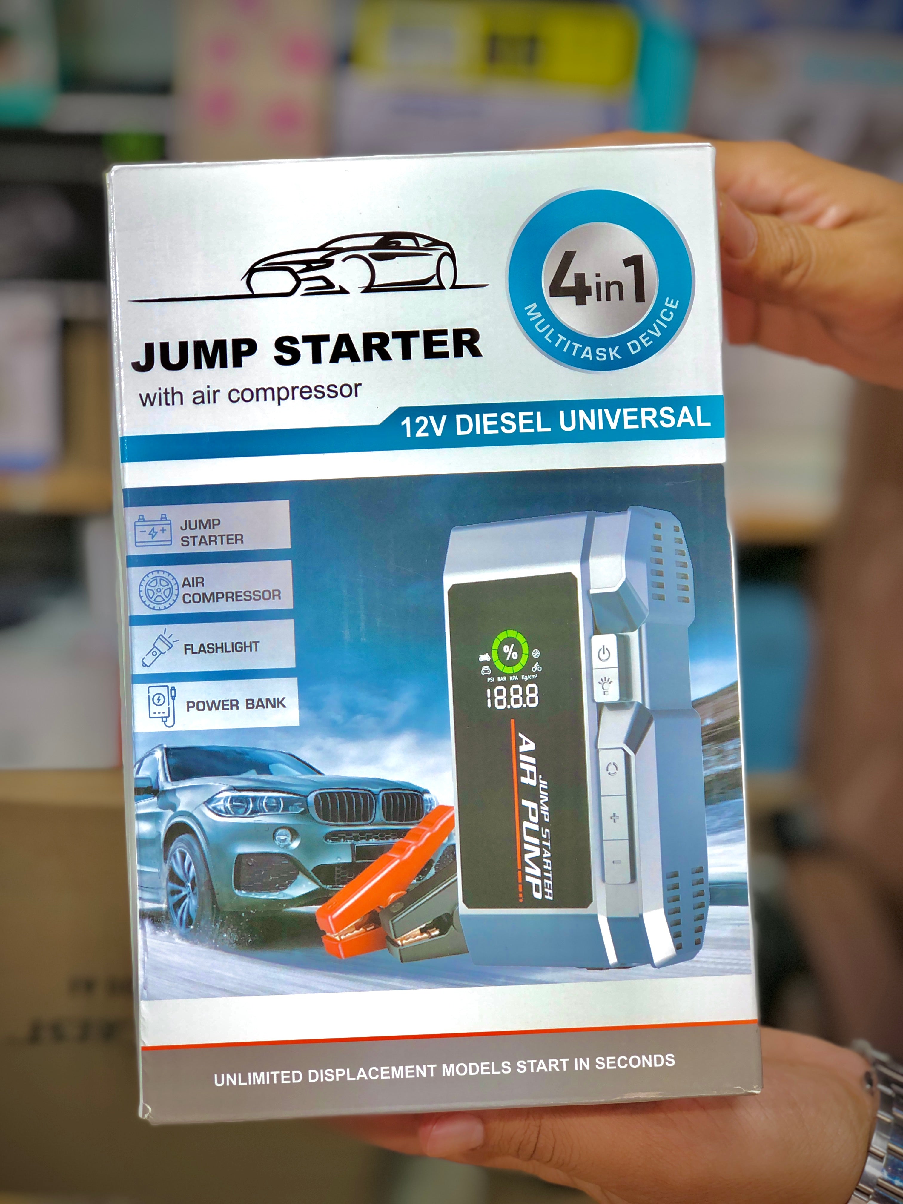 Imported 12V Diesel 4-in-1 Jump Starter