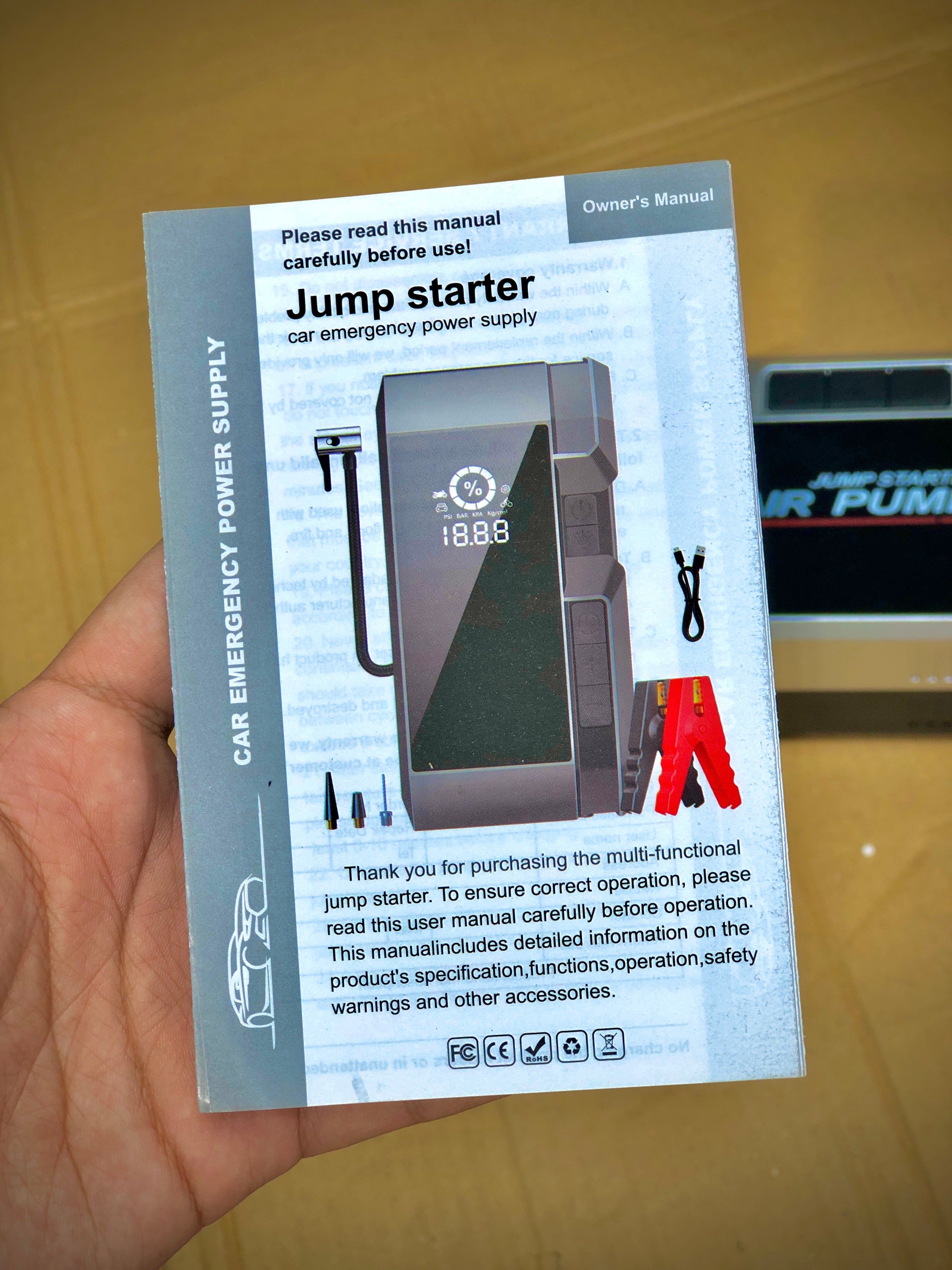 Imported 12V Diesel 4-in-1 Jump Starter