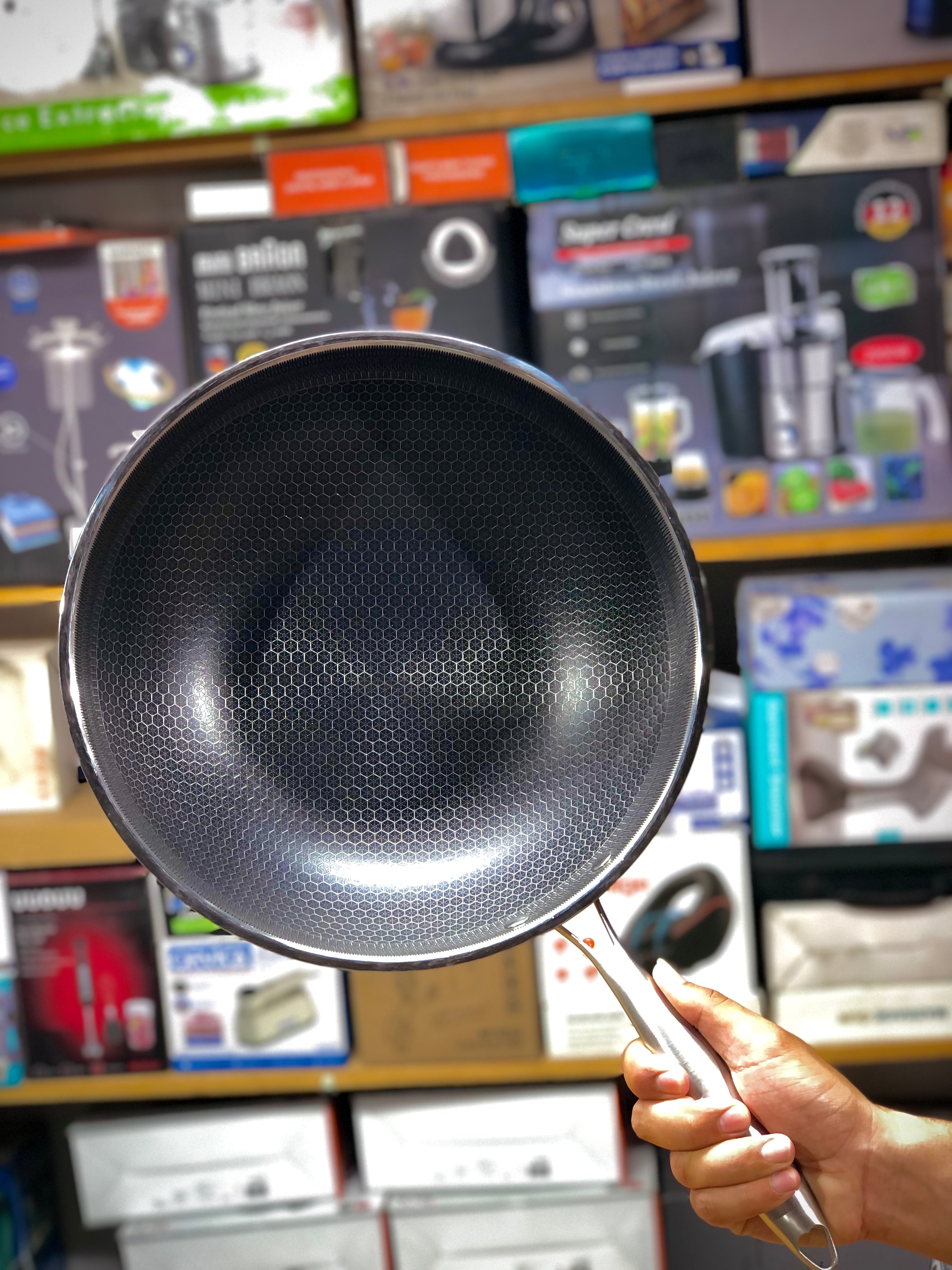 Imported Laser Coated Karai 32 & 34cm