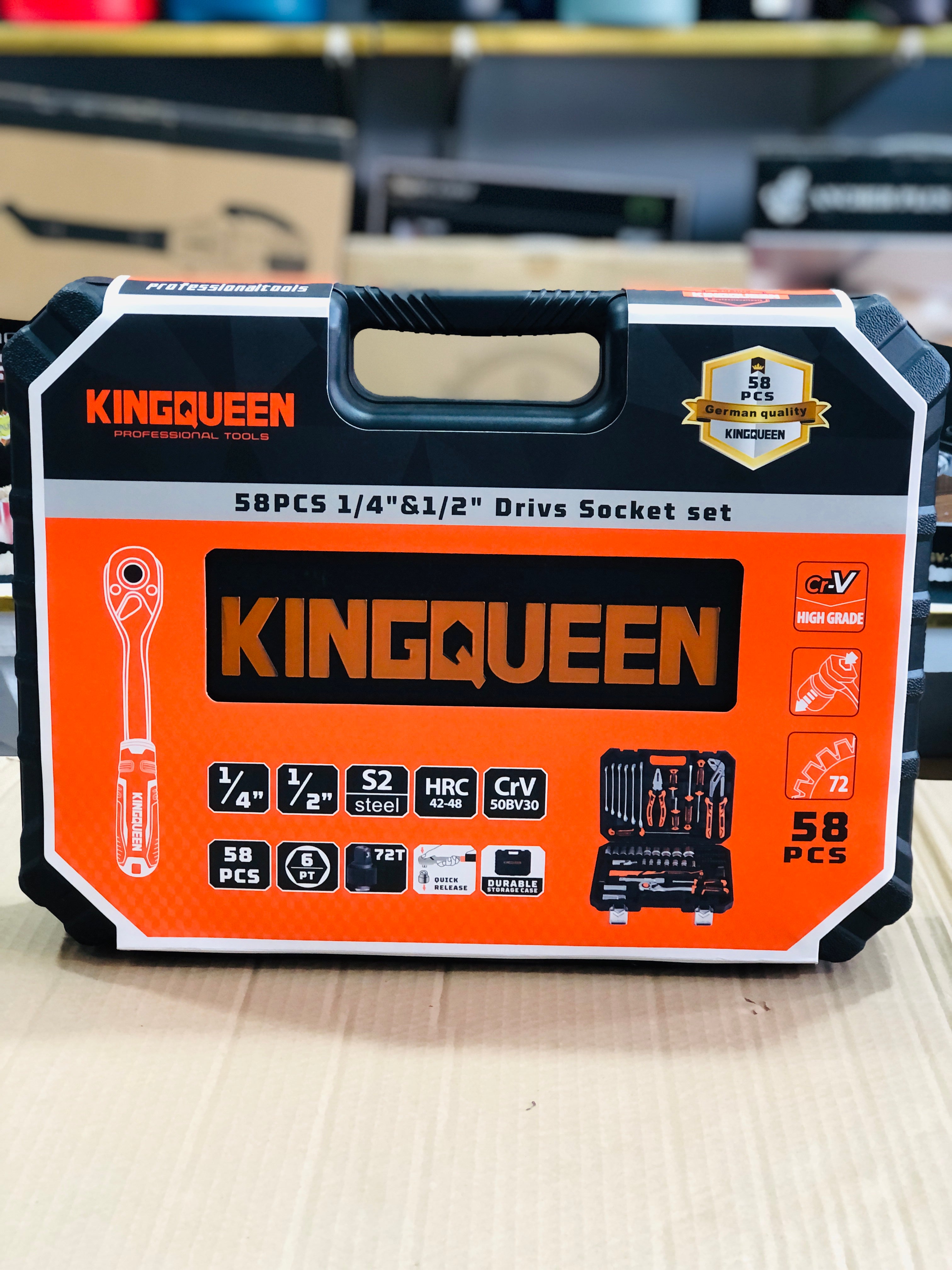 King Queen 58 Pieces Tool kit Set