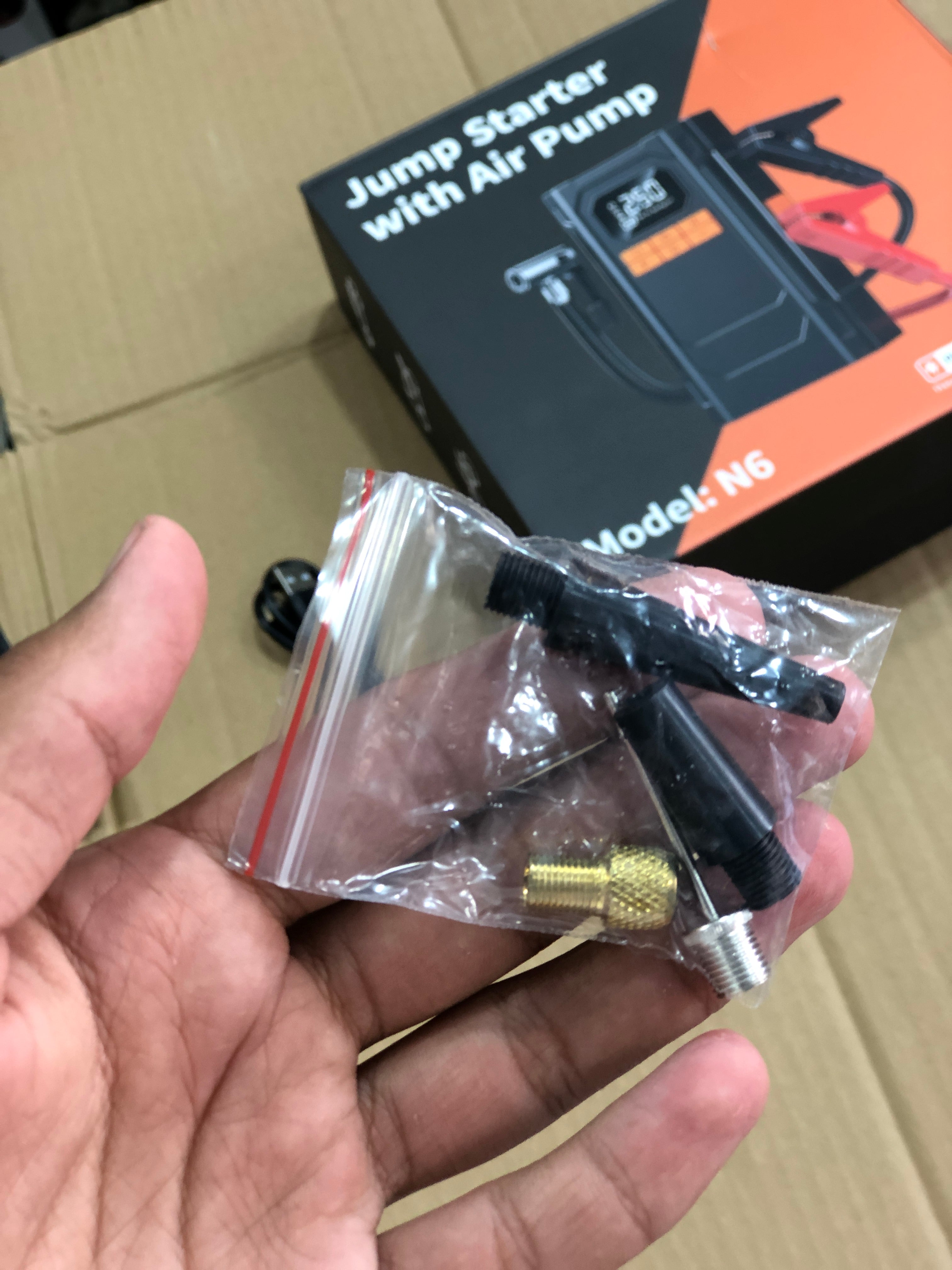 Imported 4in 1 Jump Starter with Air Pump N6