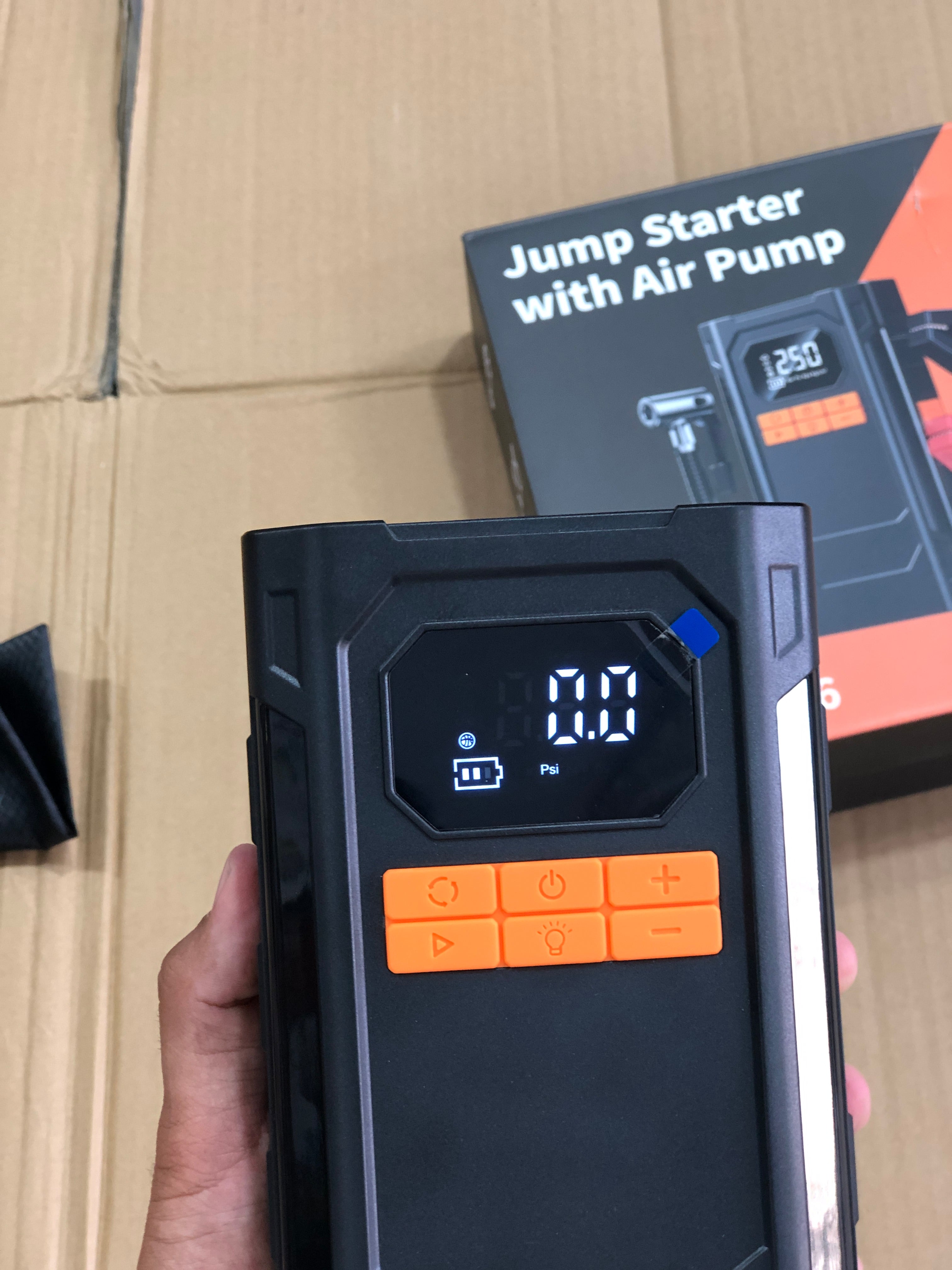 Imported 4in 1 Jump Starter with Air Pump N6