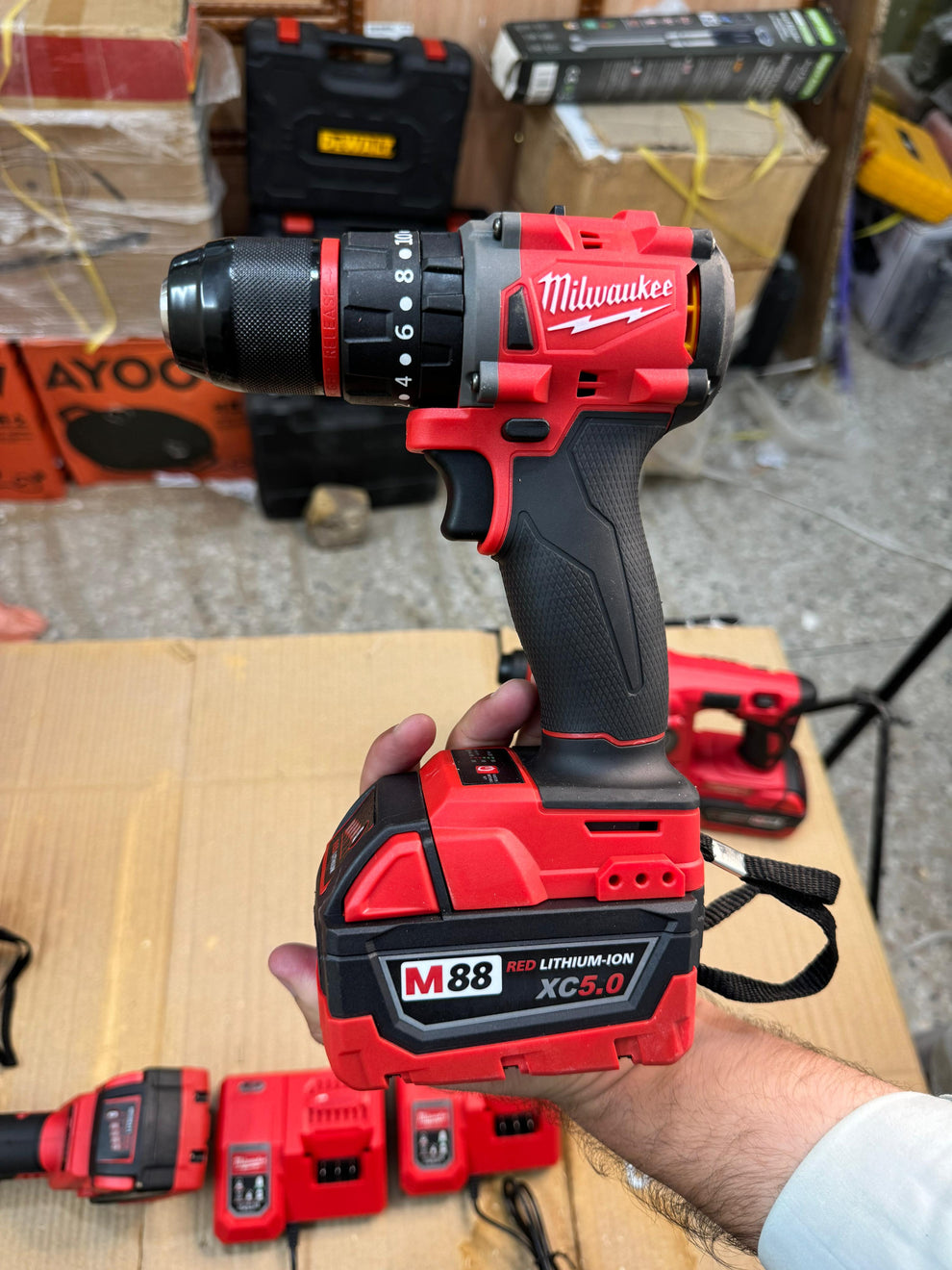 Milwaukee 4 in 1 Drill Machine Set Tool kit Set