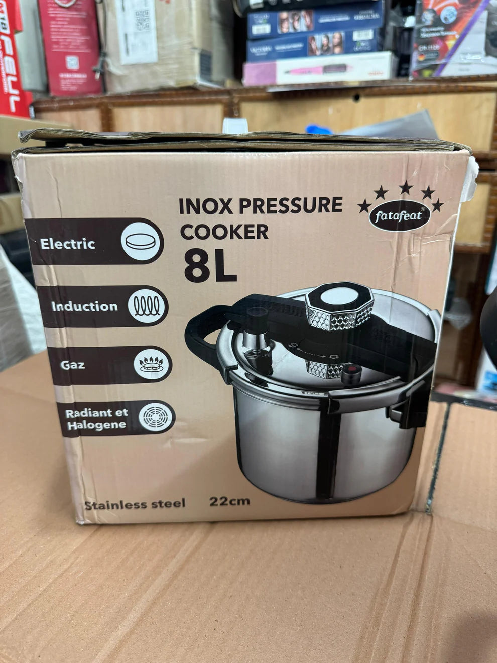 Fata Feat Inox 8L Pressure Cooker