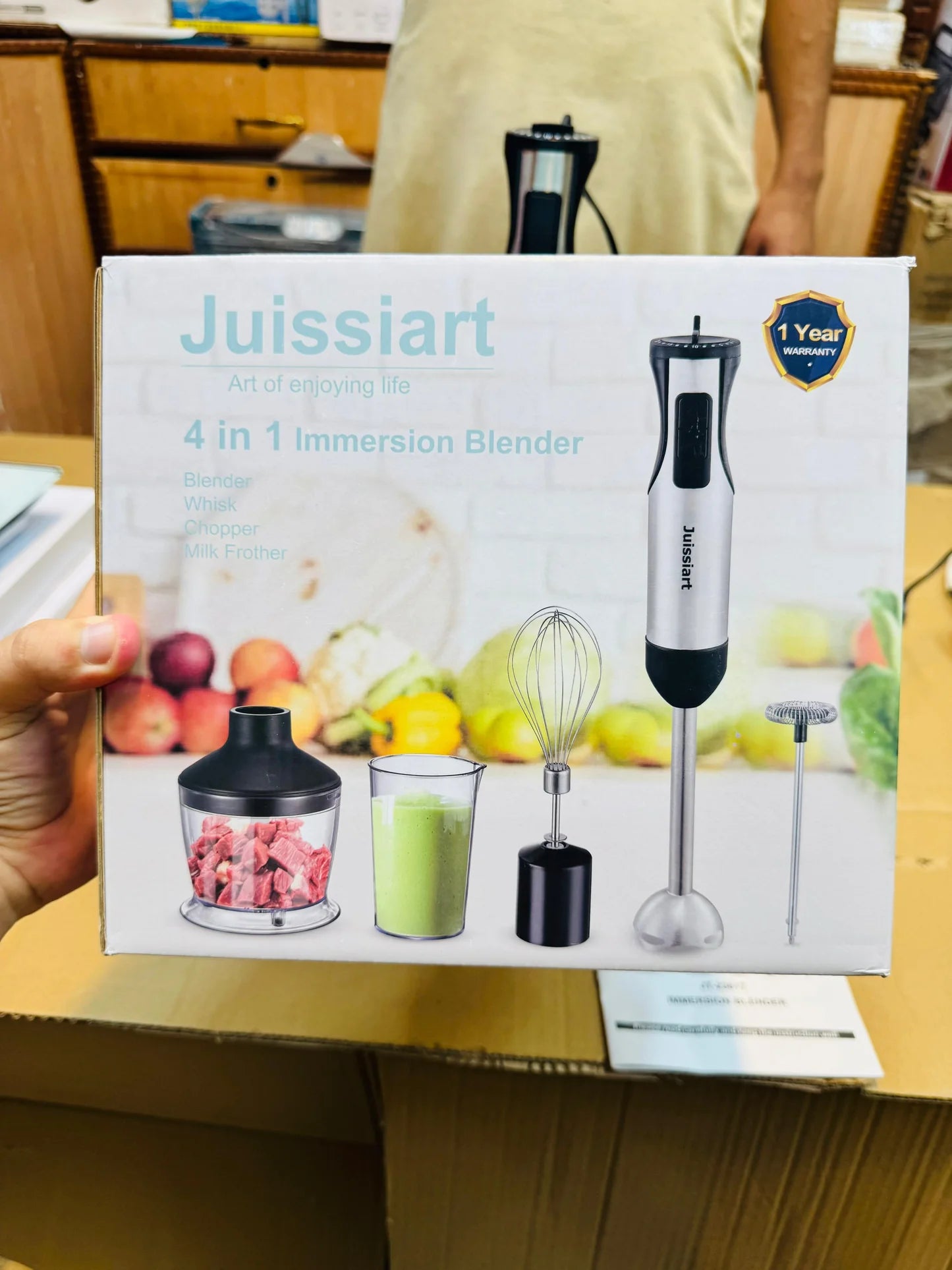 Juissiart Multifunction 4in 1 Hand Blender Set