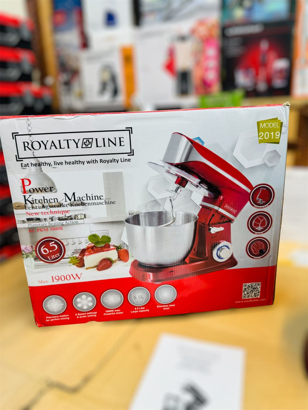 ROYALTY LINE 6.5L Stand Mixer