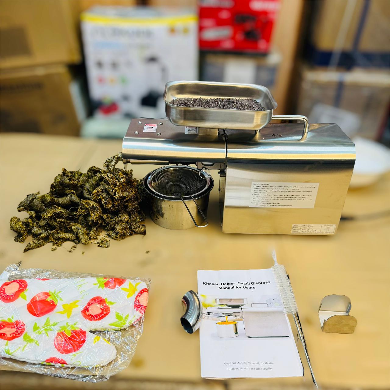 Stainless Steel Oil Press Machine ( Oil Extractor Machine )