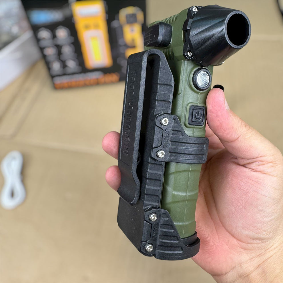 7in 1 Turbo Jet Blower Fan Powerful Flashlight with Cuter