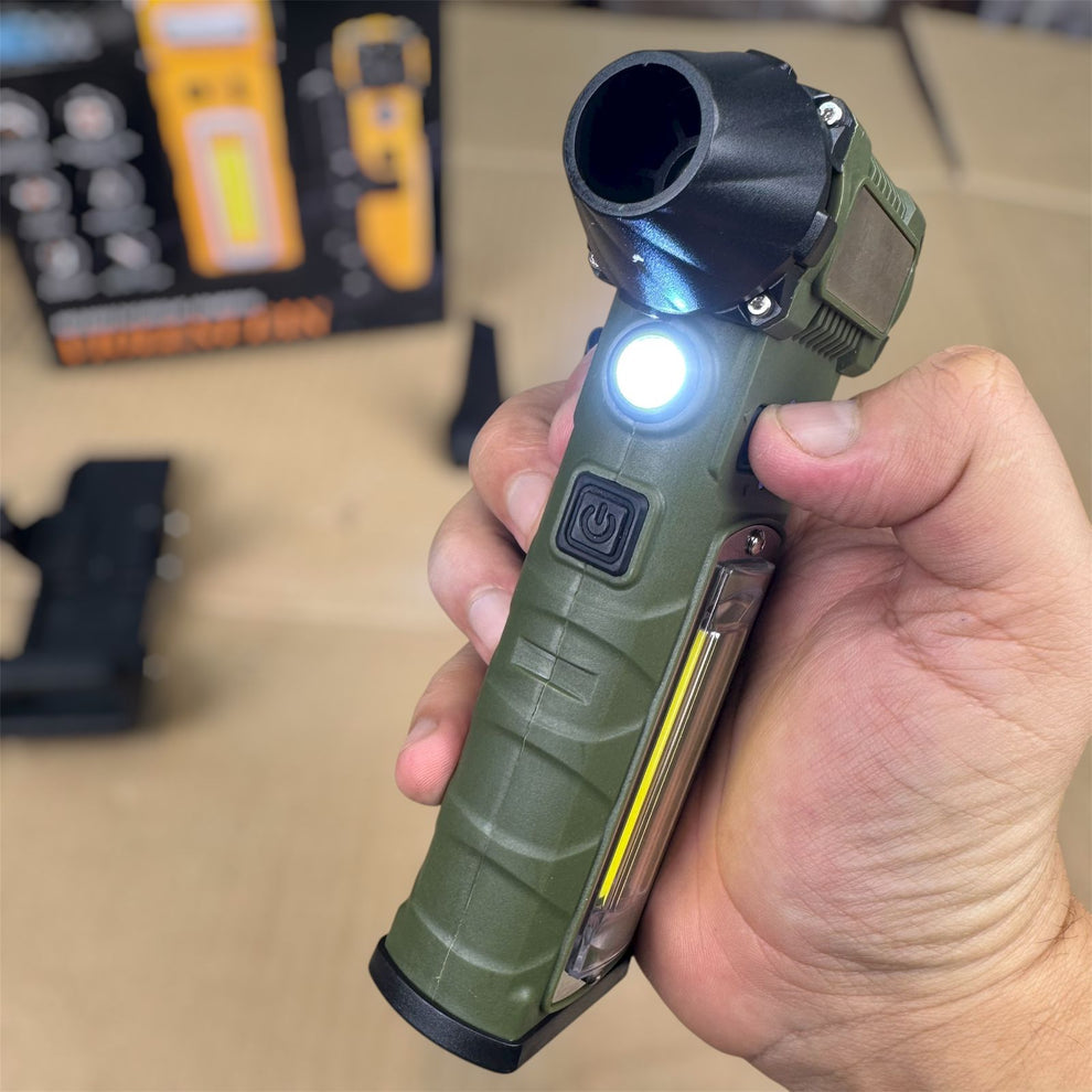 7in 1 Turbo Jet Blower Fan Powerful Flashlight with Cuter