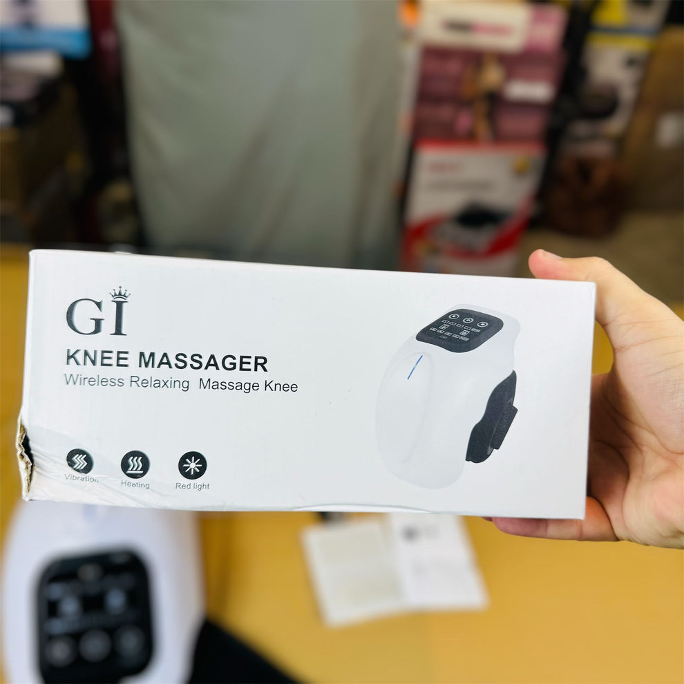 Rechargeable Knee Massager, with Heating and Vibration Large LED Screen
