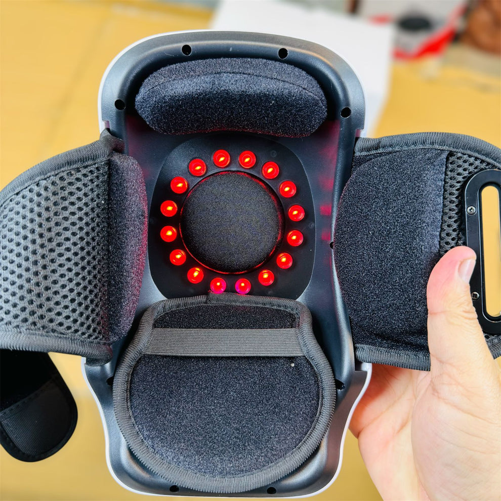 Rechargeable Knee Massager, with Heating and Vibration Large LED Screen