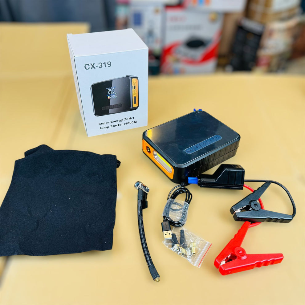 Imported 2in 1 Jump Starter & Tire Inflator