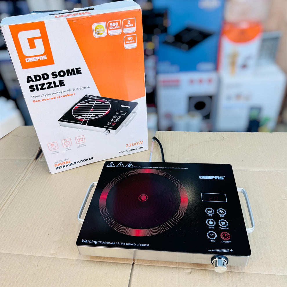 GEEPAS Digital Infrared Hot Plate Gic 6921NV