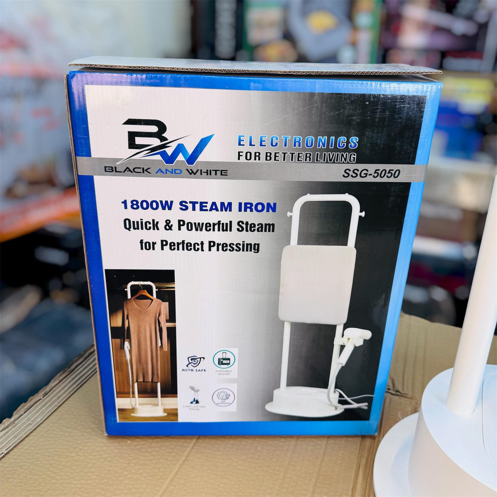 Electric Garment Steamer Iron – Portable Fabric Steamer for Clothes