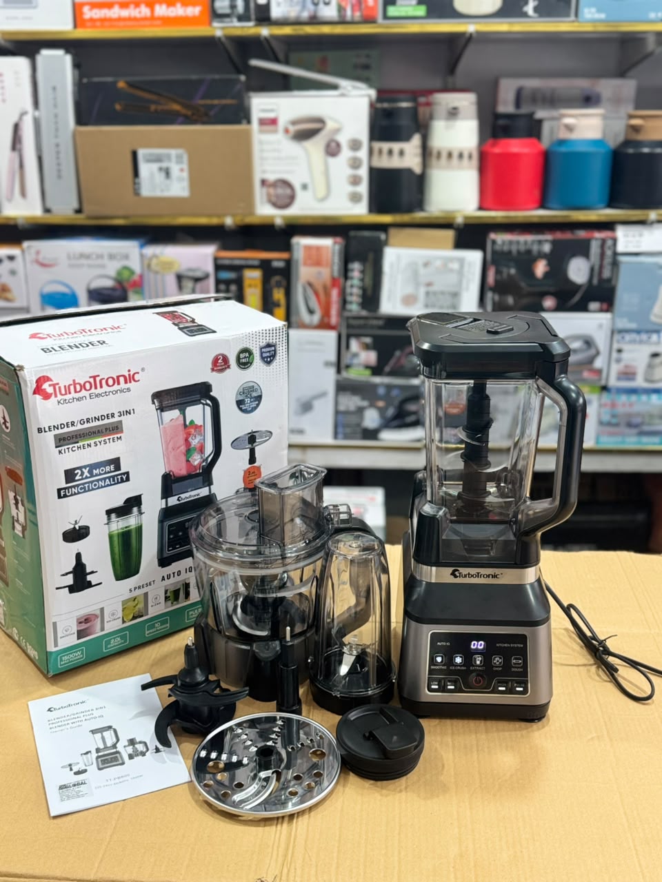 Turbotronic 3-in-1 Food Processor (TT-PB800)
