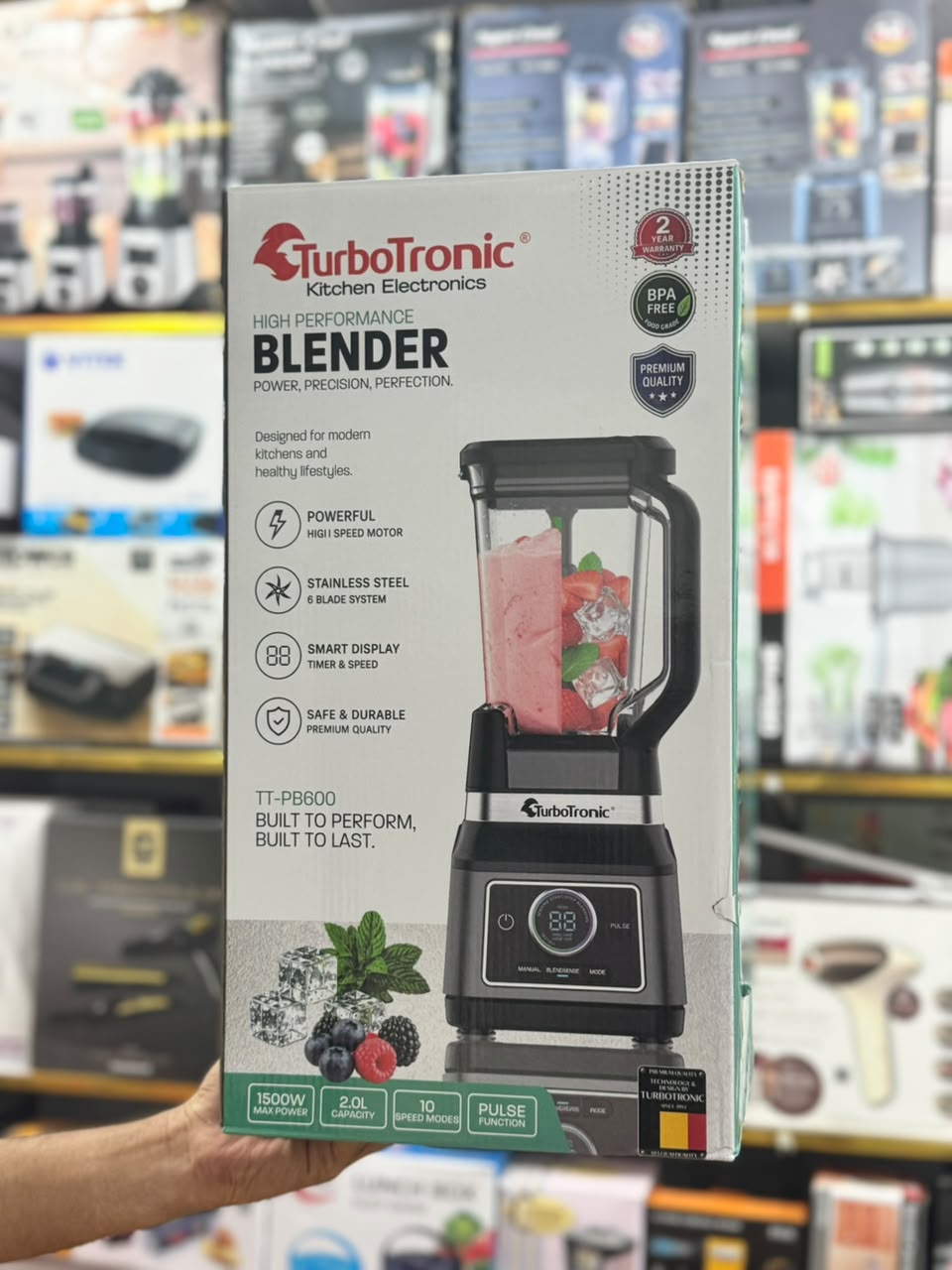 TurboTronic Professional Plus DUO Blender (TT-PB600)