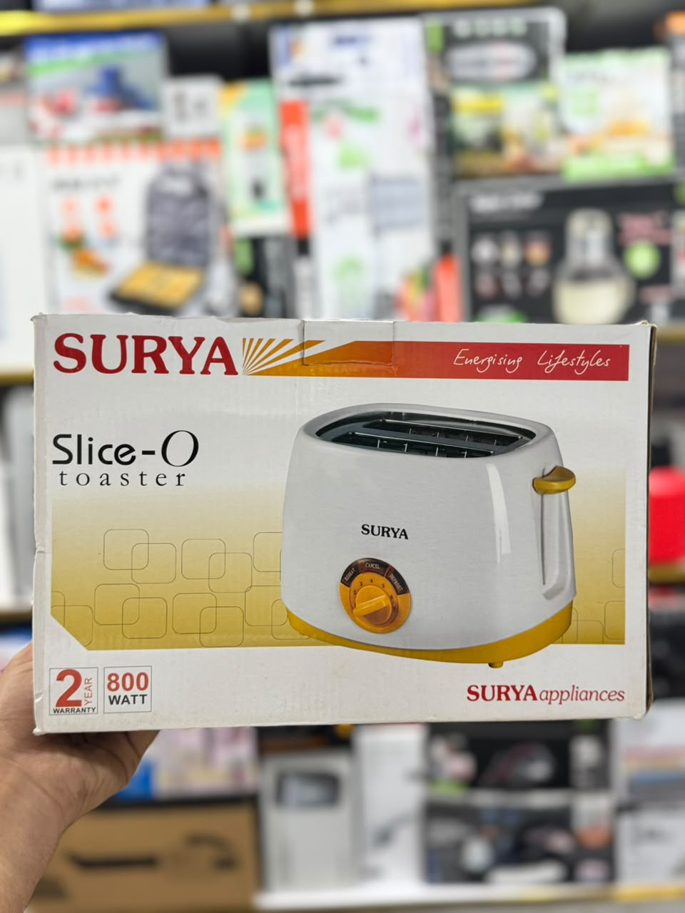 Surya 2 Slice Pop-Up Toaster