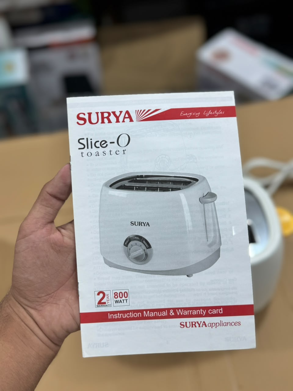 Surya 2 Slice Pop-Up Toaster