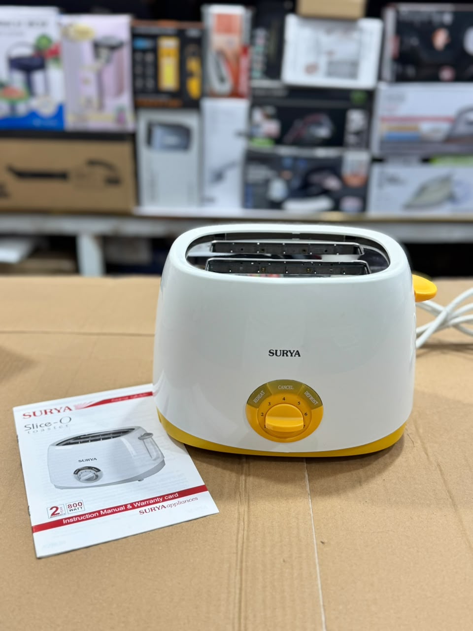 Surya 2 Slice Pop-Up Toaster