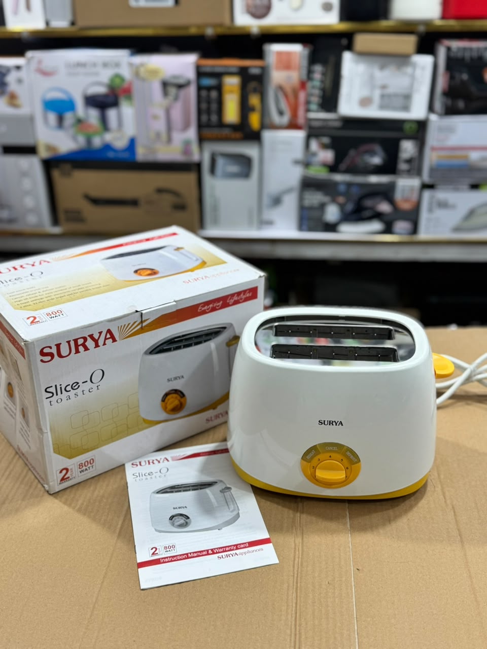 Surya 2 Slice Pop-Up Toaster