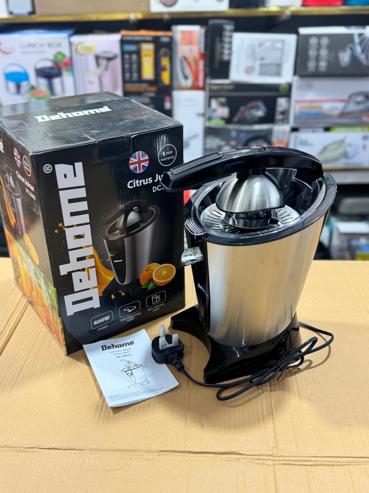 Dehome UK Handle Citrus Juicer DCJ5612