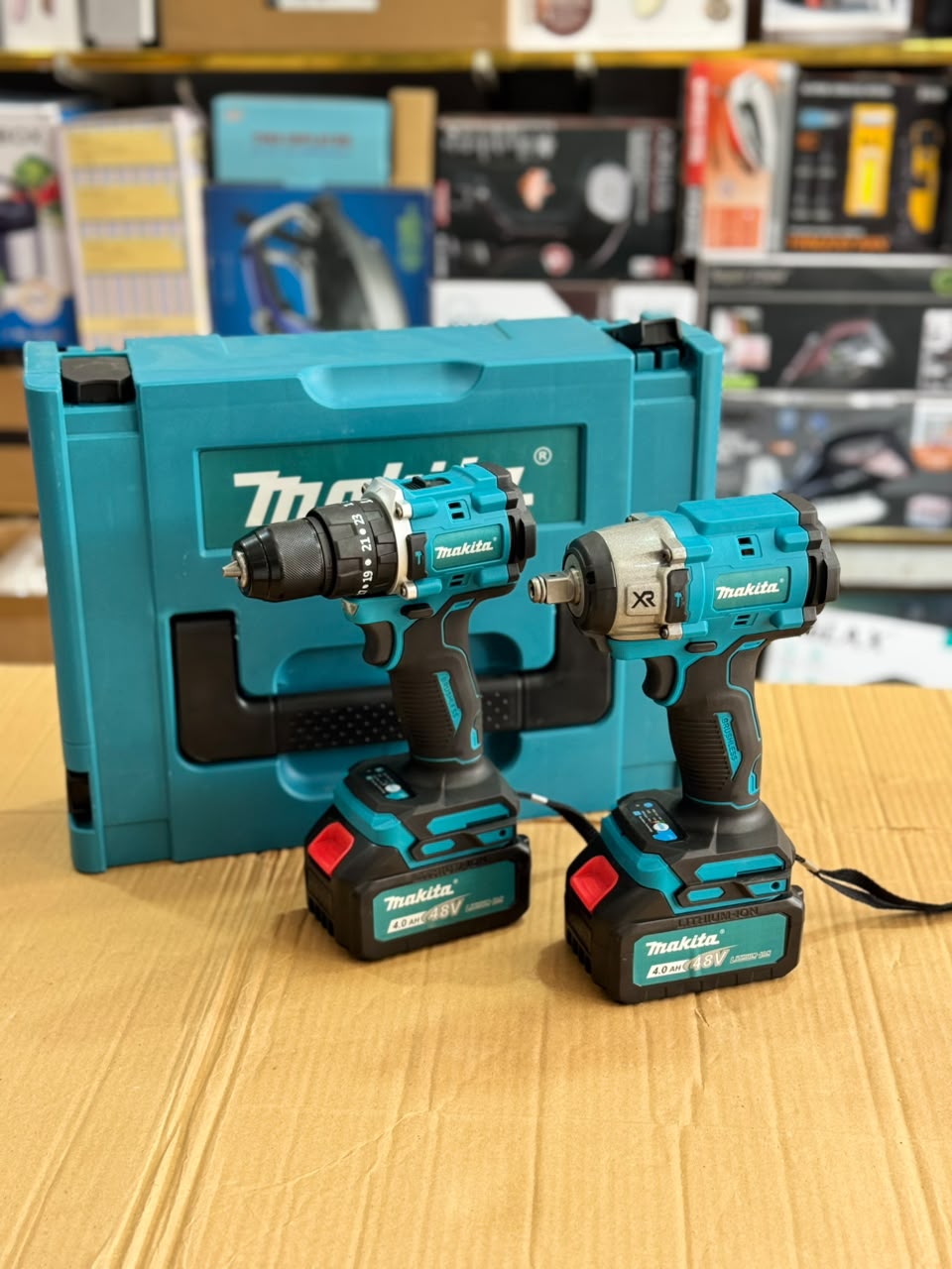 Makita 2in 1 Drill & Impact with Tools Set