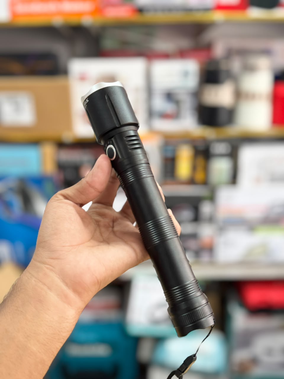 Coba LED Aluminum Alloy Flashlight Torch CB-2074-1