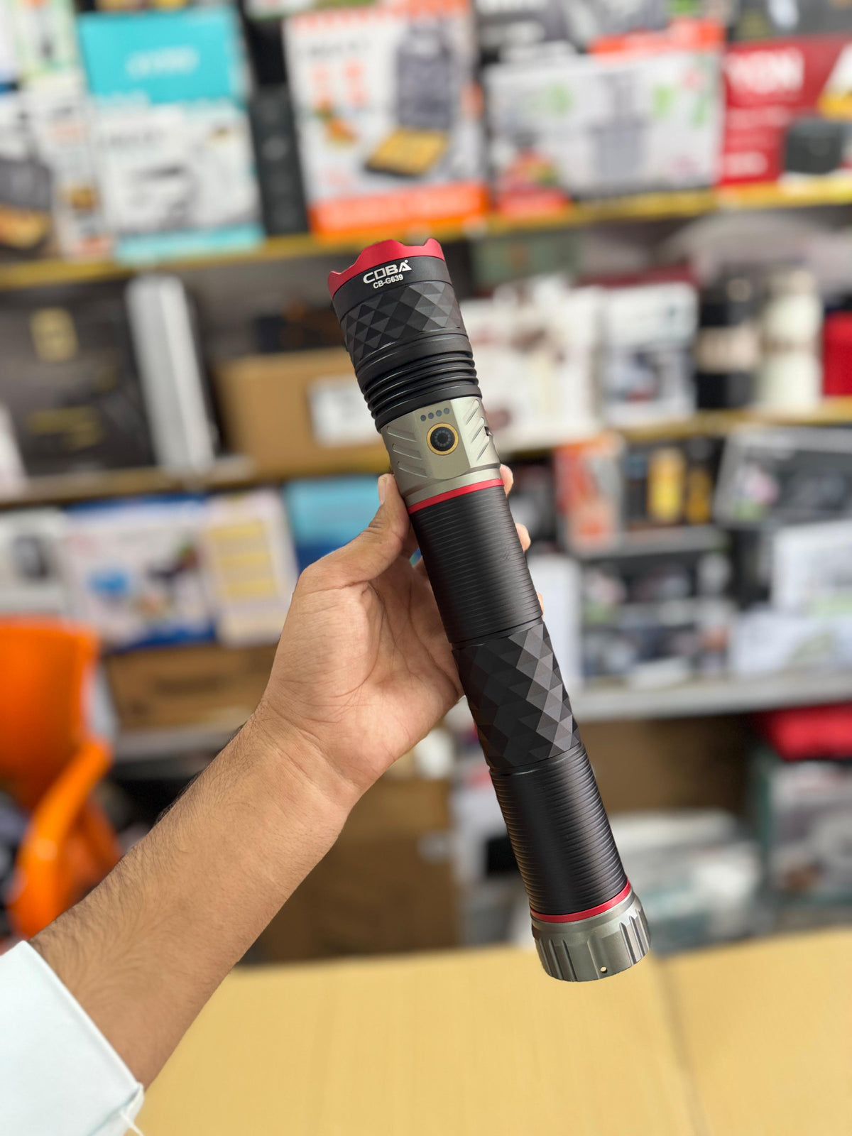 Coba Aluminum Alloy Strong Light Flashlight Torch CB-G639