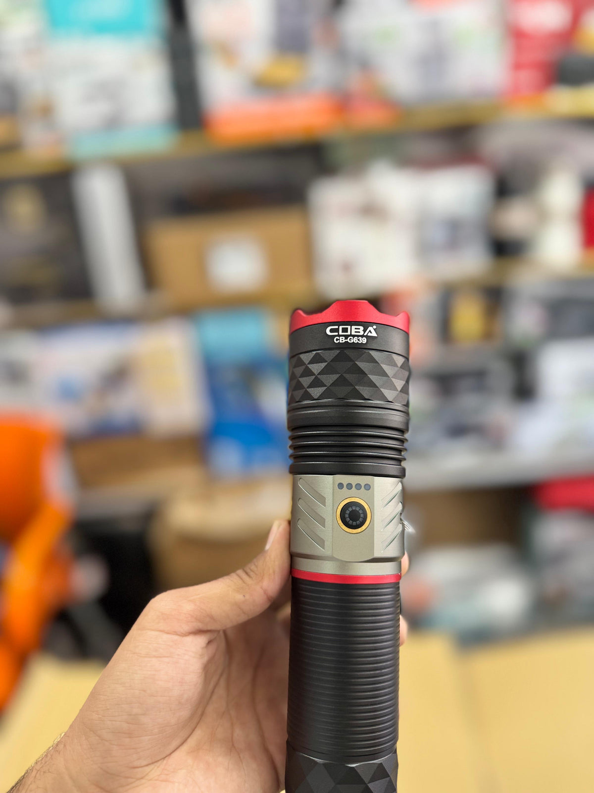 Coba Aluminum Alloy Strong Light Flashlight Torch CB-G639