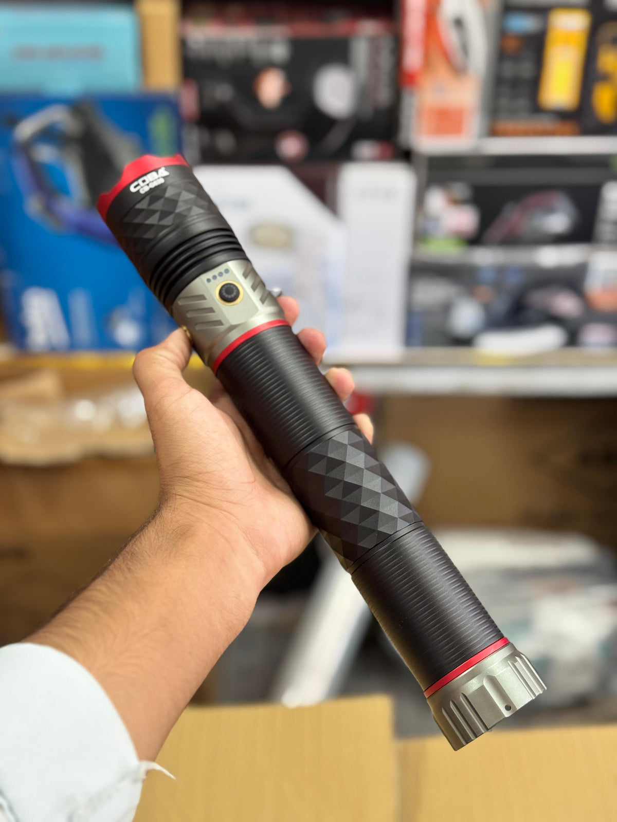 Coba Aluminum Alloy Strong Light Flashlight Torch CB-G639