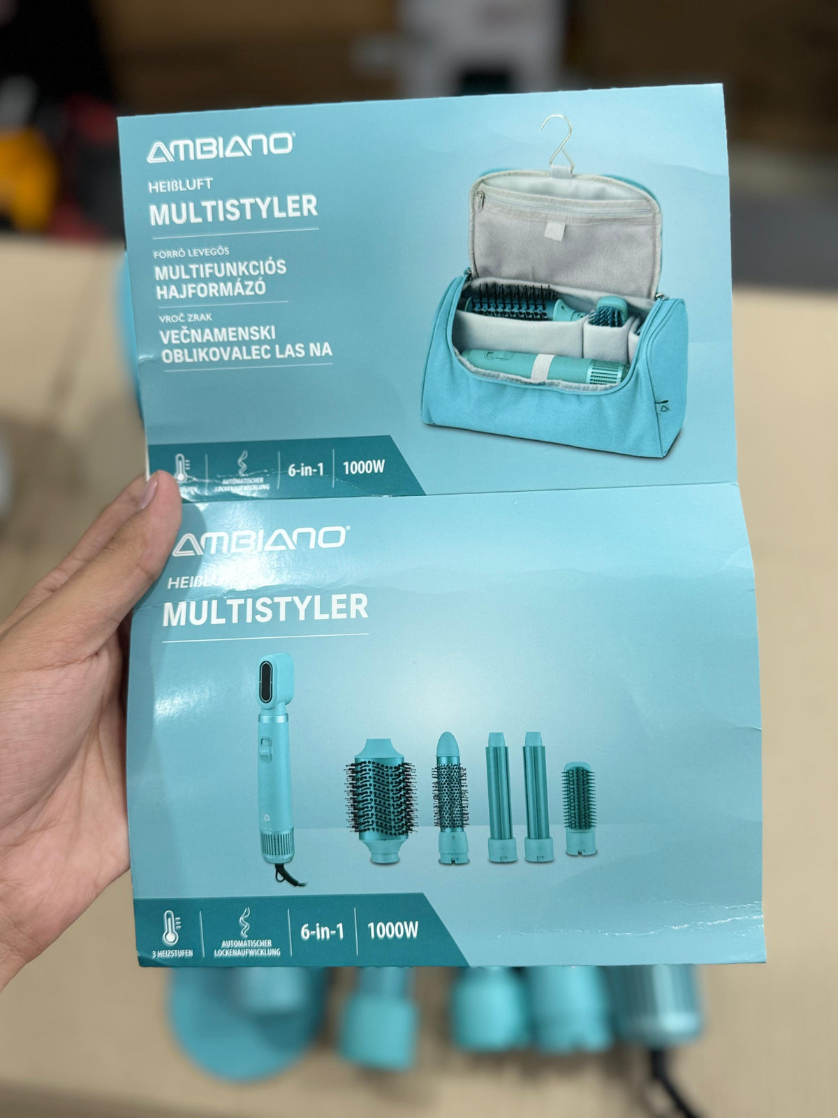 Ambiano 6-in-1 Hair Multistyler