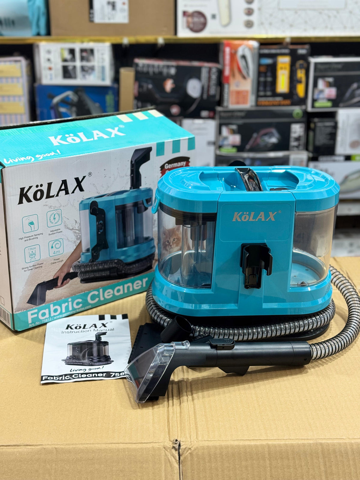 KOLAX Portable Carpet & Upholstery Cleaner