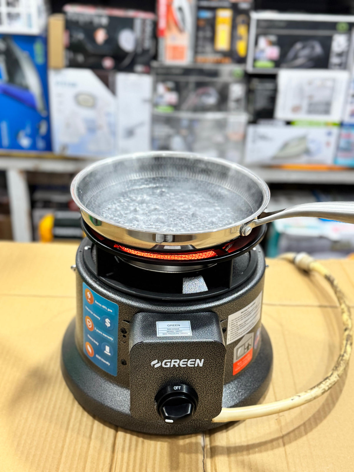 Green 2in 1 Gas Heater GR-777