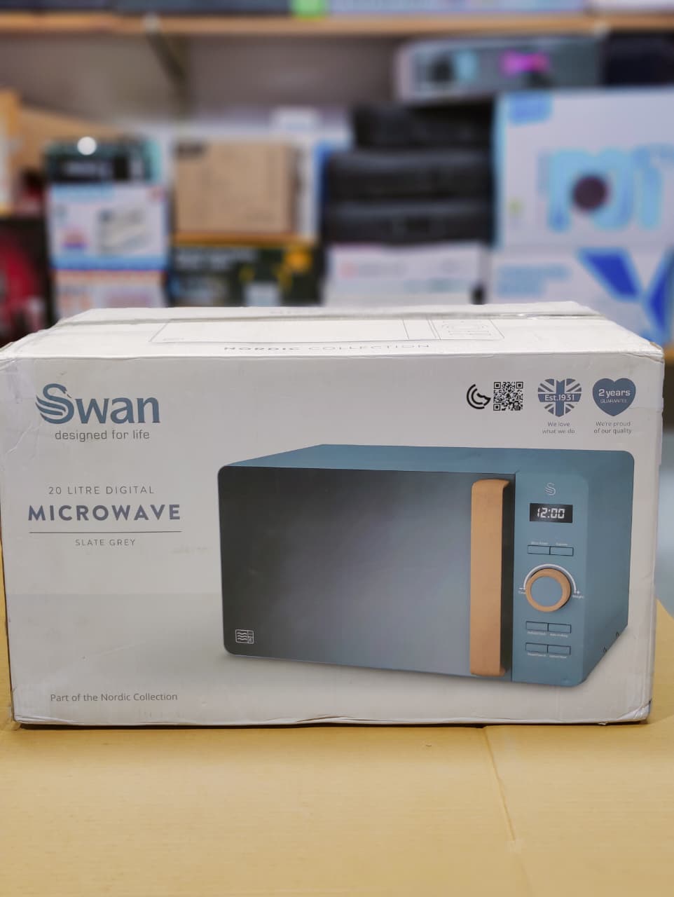 Swan Nordic Digital Microwave 20 Liter Capacity