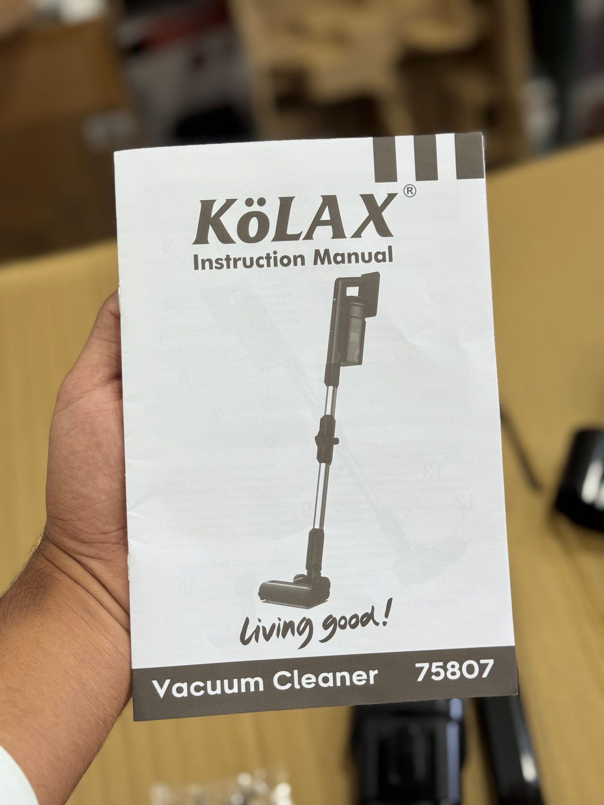 KoLAX 3 in 1 Cyclonic Rechargeable Stick Vacuum Cleaner 75807