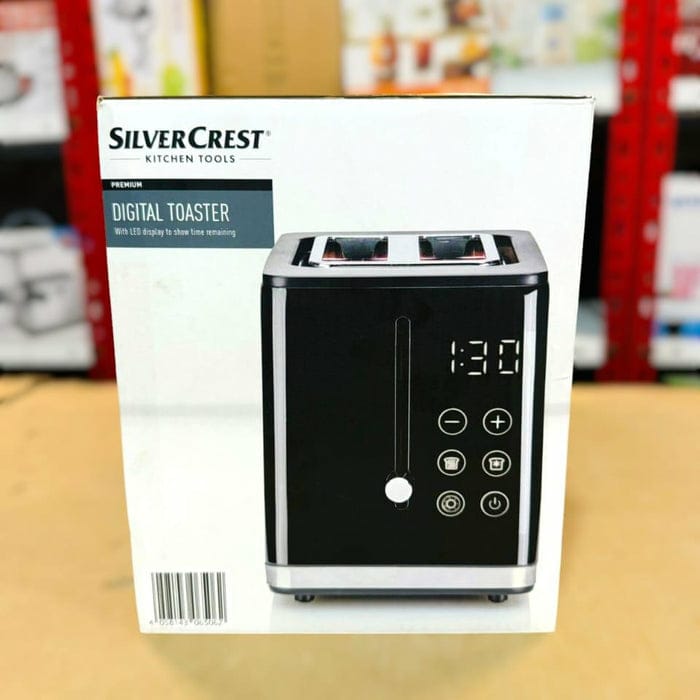 Imported Silver Crest Multifunction 2 Slice Digital Touch Pannel  Bread Toaster