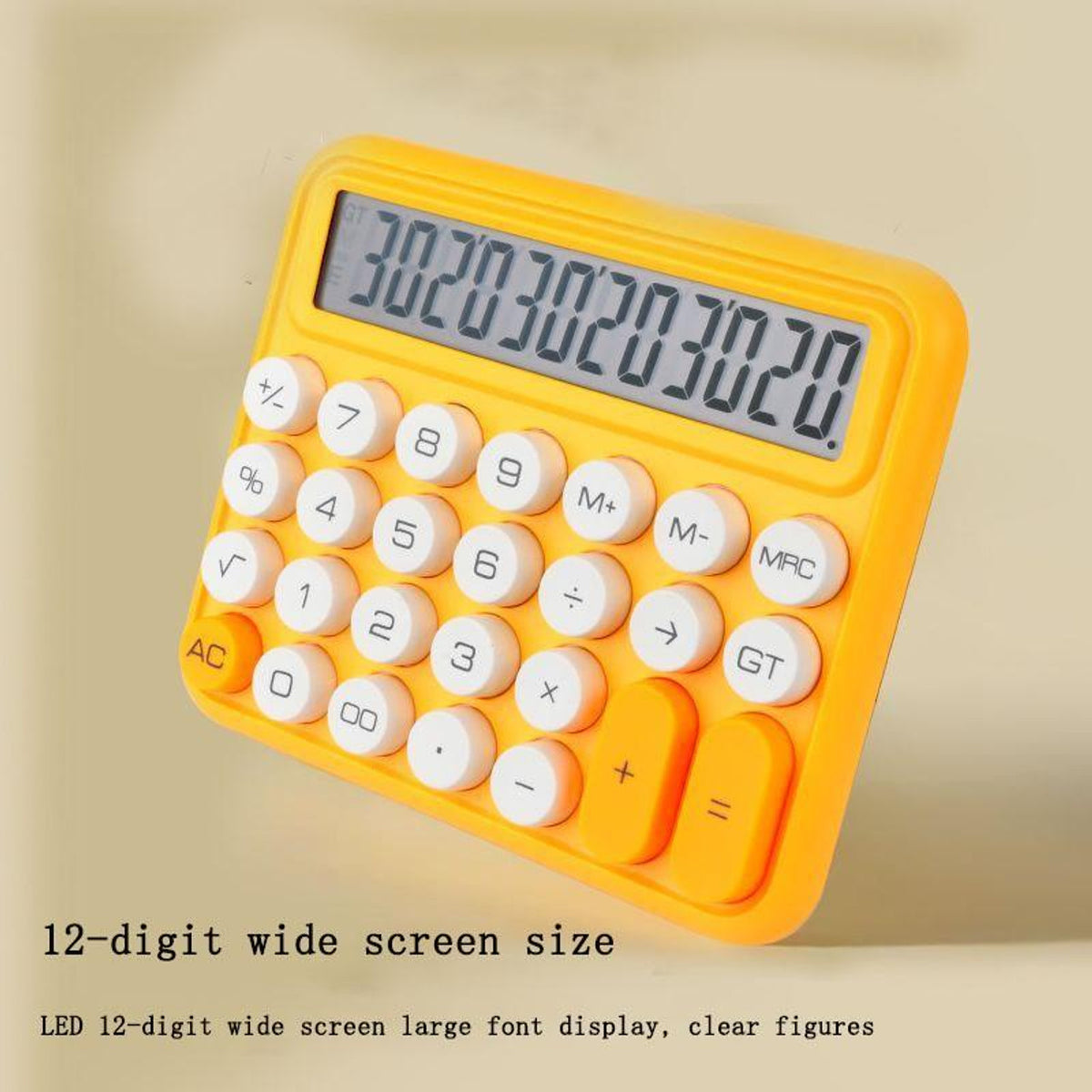 Imported 12-digit Mechanical Keyboard Calculator