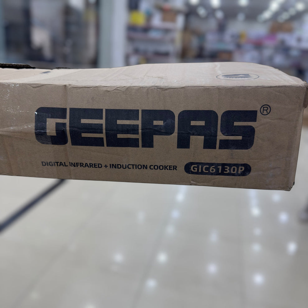 Geepas 2 in 1 Induction & Infrared Double Burner Hot Plate 6130