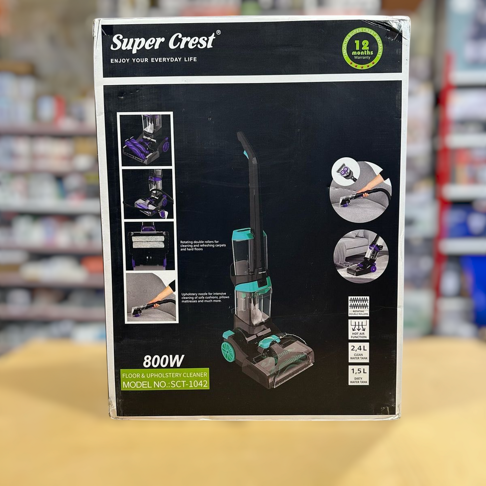 Super Crest Carpet steam Vacuum Cleaner SCT-1042
