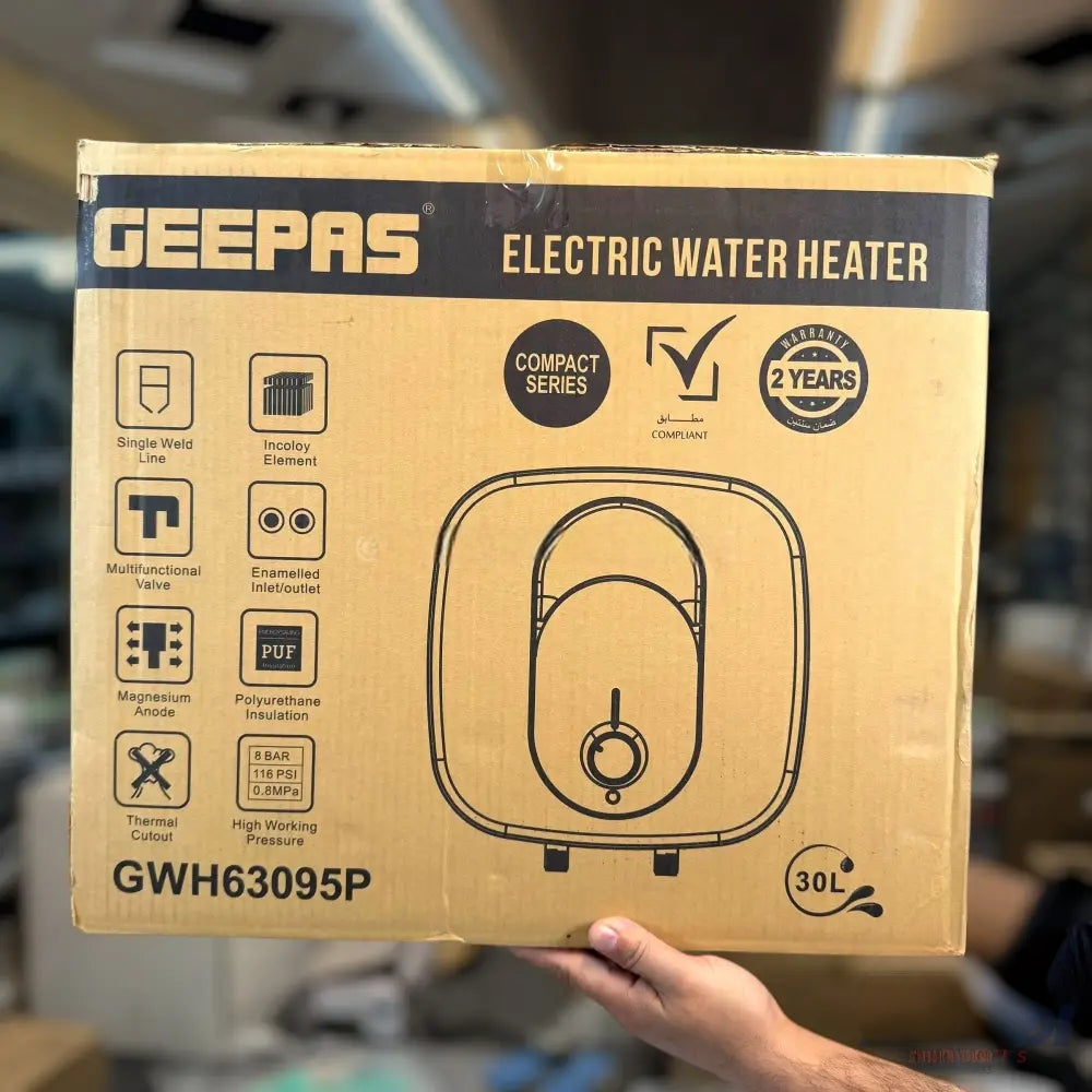 Geepas 15 & 30L ELectric Water Heater