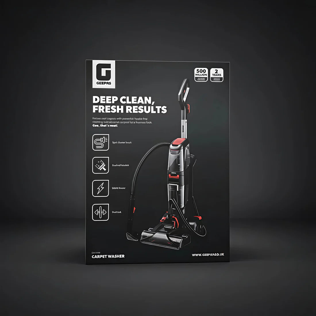 Geepas Carpet Washer Floor Cleaner GCW19060